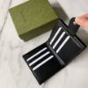 圖片 Gucci 黑金大logo雙面短夾