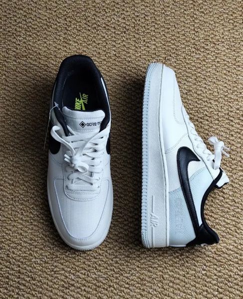 圖片 KTQ STORE ‧ 現貨 Nike Air Force 1 Low GORE-TEX "Phantom" 白黑 CK2630-004