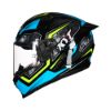 圖片 KYT STRIKER ST-07 #1 黑藍 代理公司貨 全罩 安全帽 彩繪