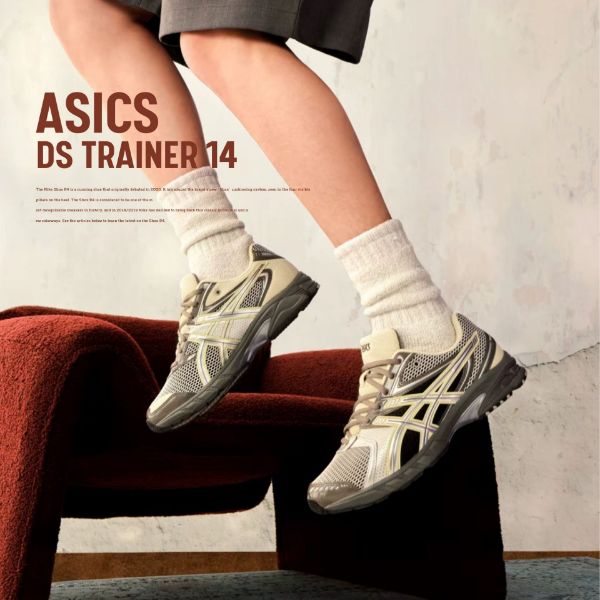 NICEDAY 代購 ASICS DS TRAINER 14 灰銀 銀 灰 金屬銀 奶油灰 奶灰色 復古 運動 休閑 1203A607-020