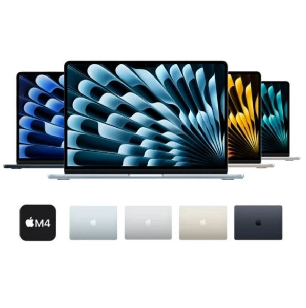 圖片 apple 筆電 13in MBA M4 10C/8C 16GB 256G/ 加贈 防水防摔 耐磨電腦包