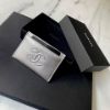 圖片 Chanel 26c時髦銀荔枝經典卡包