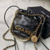 圖片 Chanel 23s秀款黑金珍珠mini 22bag