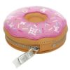 圖片 Louis Vuitton Donut 帆布甜甜圈造型零錢包/ 吊飾(M02549-粉/咖)