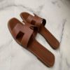 圖片 Hermes 金棕H拖
