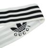 圖片 Gucci X Adidas 聯名款 展示品 直條紋Twilly絲巾(703568-白)