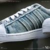 NICEDAY 代購 ADIDAS SUPERSTAR 82 貝殼頭 愛迪達 三葉草 牛仔 丹寧 刷舊 水洗 男女鞋 JQ3239