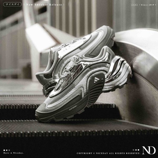 NICEDAY 代購 Juice x Adidas Wonder Runner Turbo 金屬 灰 銀 銀灰 復古 科技 未來 JR9635