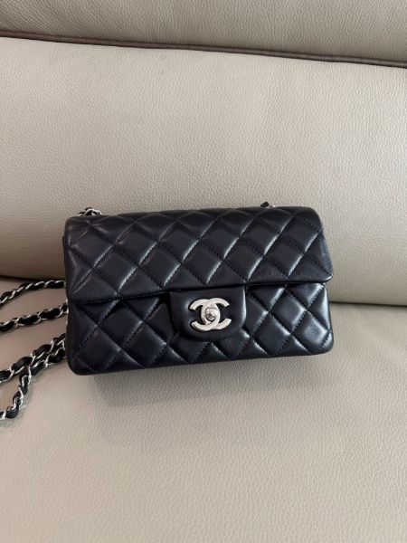 圖片 「M.Y精品」 Chanel 小香 晶片款 cf20 coco20 大mini 黑銀