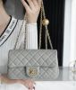 圖片 「M.Y精品」 Chanel 全新 24K 小香 金球cf20 金球大mini 灰