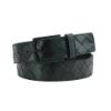圖片 Bottega Veneta 編織牛皮黑方扣皮帶/腰帶(609182-黑)