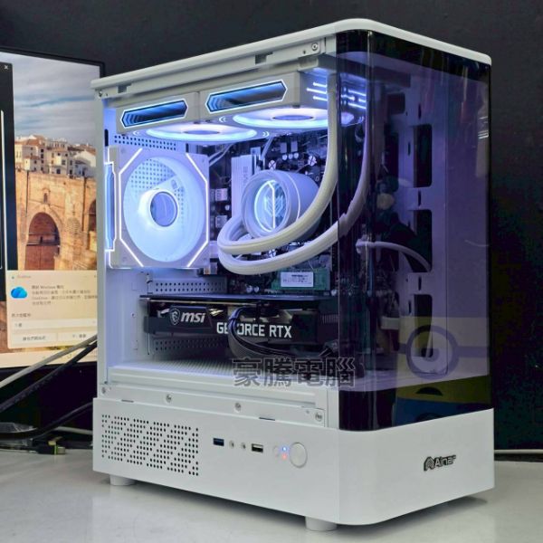 圖片 奶熊7號 INTEL I5-14400F 讀顯 RTX5060 8G 電競主機 240 ARGB 水冷 電腦