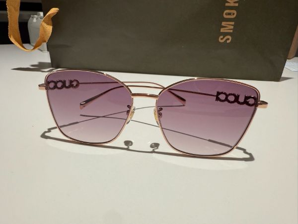 圖片 「M.Y精品」 Gucci 玫瑰金水鑽眼鏡 1914SA