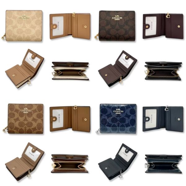 圖片 COACH新款經典老花對開短夾