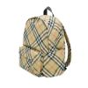 圖片 Burberry Vintage 格紋戰馬印花帆布拉鍊雙肩後背包(8091312-米)