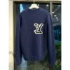 圖片 Louis Vuitton LV 經典前後Logo設計 深藍配色 爆款 羊毛 毛衣