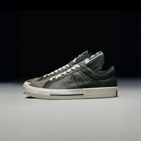 NICEDAY 代購 Rick Owens DRKSHDW x Converse One Star Pro 聯名 灰色 鐵灰 復古 麂皮 A14796C