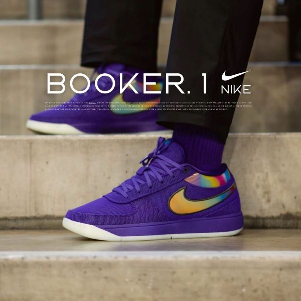 NICEDAY 代購 Nike Book 1 Aurora Ep 紫色 紫 炫彩 布克 實戰 緩震 籃球鞋 男鞋 IM7610-500