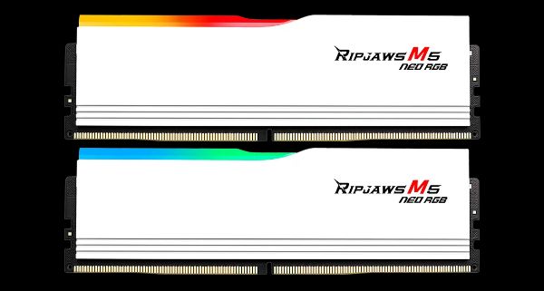 圖片 芝奇 烈焰槍RGB 96GB(雙通48G*2)D5-6000/CL30白(F5-6000J3036F48GX2-RM5NRW)