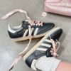 NICEDAY 代購 Adidas Samba OG 緞帶 銀灰 灰銀 灰黑 粉 白粉色 女鞋 IH8047