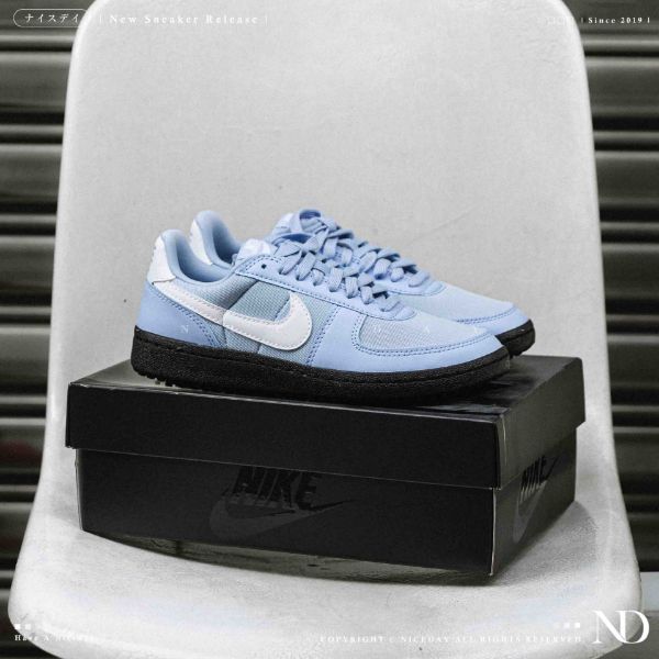 NICEDAY 現貨 Nike Field General 藍 藍黑 韓系 復古 德訓鞋 薄底 板鞋 休閒鞋 FZ5593-400