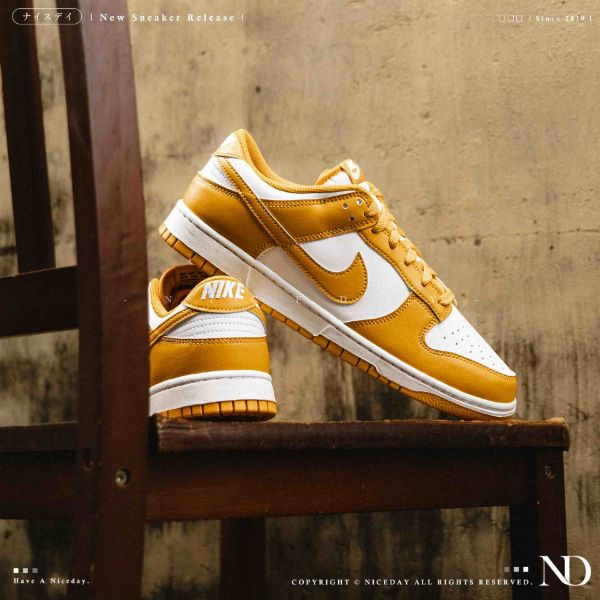 NICEDAY 現貨 Nike Dunk Low 橘黃 夕陽黃 黃 橘 復古 HD5441-109