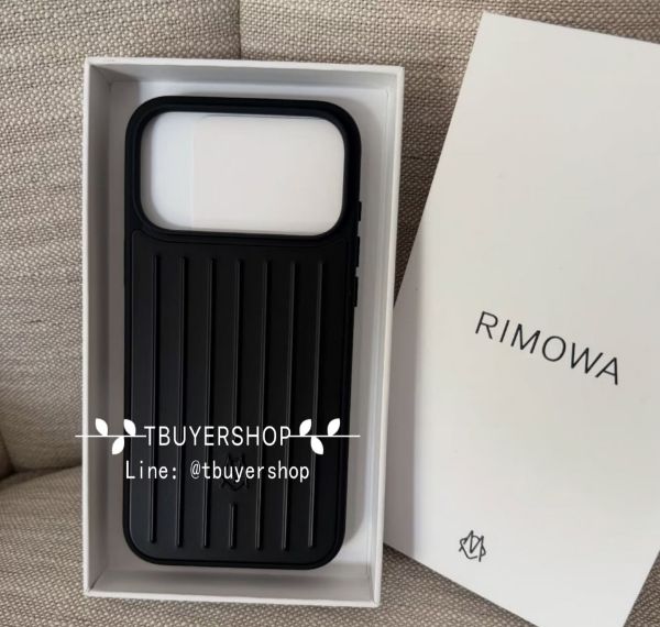圖片 Rimowa 手機殼 鋁鎂合金黑17pro