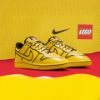 NICEDAY 代購 LEGO x Nike Dunk Low 樂高 聯名 特殊 黃 黃黑 積木 大童 女鞋 IF2117-700