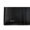 圖片 DIOR 經典CD LOGO小圓牌男款牛皮八卡短夾 (黑色)