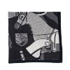 圖片 HERMES 愛瑪仕 經典Pour Sortir scarf 100方巾/領巾 (炭灰色 / 淺灰色 / 海軍藍)
