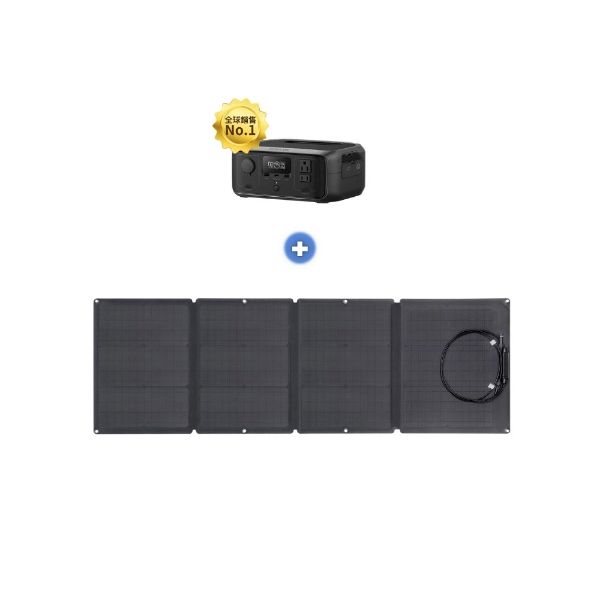 圖片 [酷飛] ECOFLOWRIVER 3 UPS戶外儲電設備+110W太陽能板