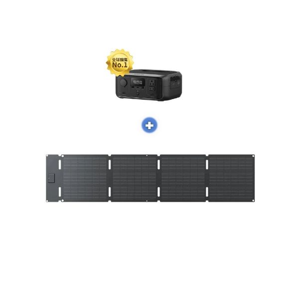 圖片 [酷飛] ECOFLOWRIVER 3 UPS戶外儲電設備+60W太陽能板