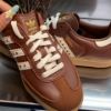 NICEDAY 代購 Adidas Samba OG 星星 棕 摩卡 皮革 復古 德訓 JR8821