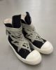 Rick Owens DRKSHDW Megalace Sneakers  13OZ Overdyed Black