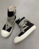 Rick Owens DRKSHDW Megalace Sneakers  13OZ Overdyed Black