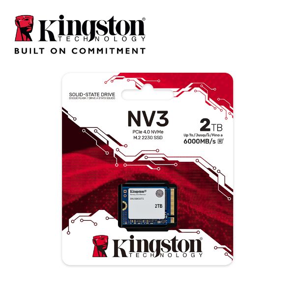 圖片 金士頓 NV3SM 2TB/Cen4 PCIe 4.0/ 讀6000/寫:5000【五年保】/ M.2 2230