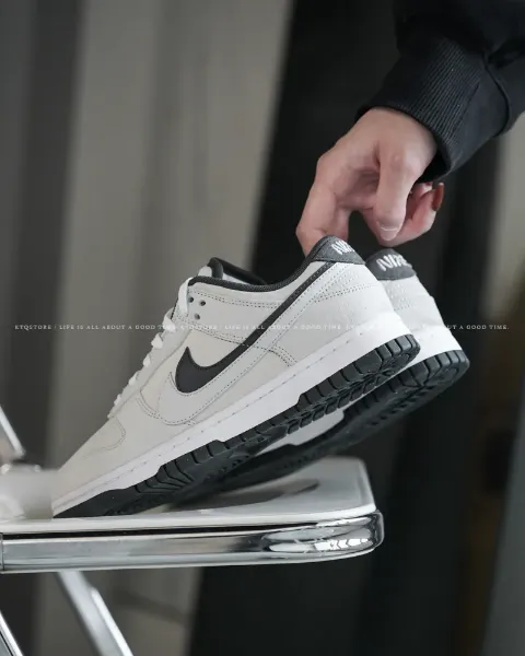 圖片 KTQ STORE 現貨 Nike Dunk Low 85 黑灰白雙勾麂皮 HV1800-101