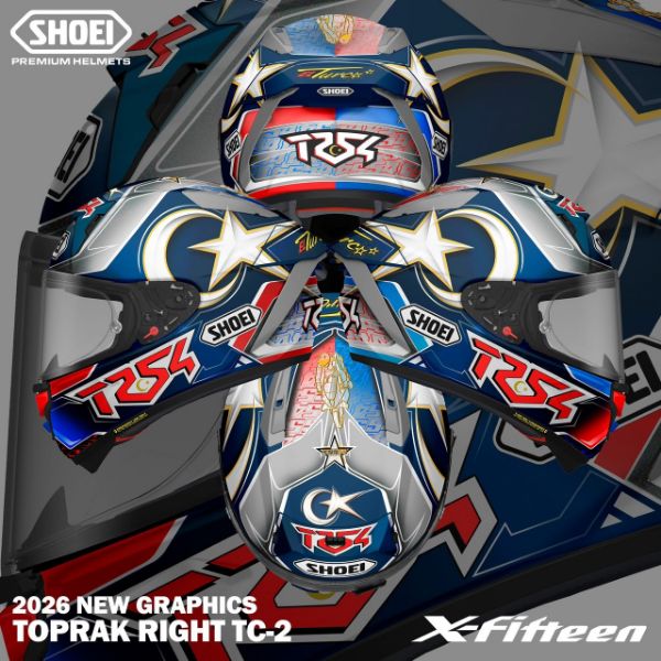 圖片 UPC騎士精品_台中店 SHOEI X-FIFTEEN / X-15 TOPRAK RIGHT TC-2 全罩式安全帽 預購