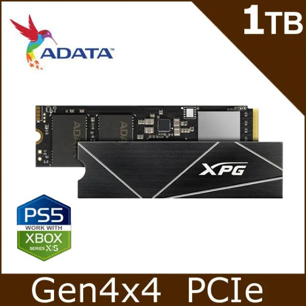 圖片 威剛 XPG S70 BLADE 1T/Gen4/讀7400/寫5500/ DRAM快取/贈散熱片【五年保】