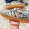 NICEDAY 代購 Liberty London x Adidas Samba 聯名 小花 藍 淺藍 滿版小花 女鞋 JQ6046