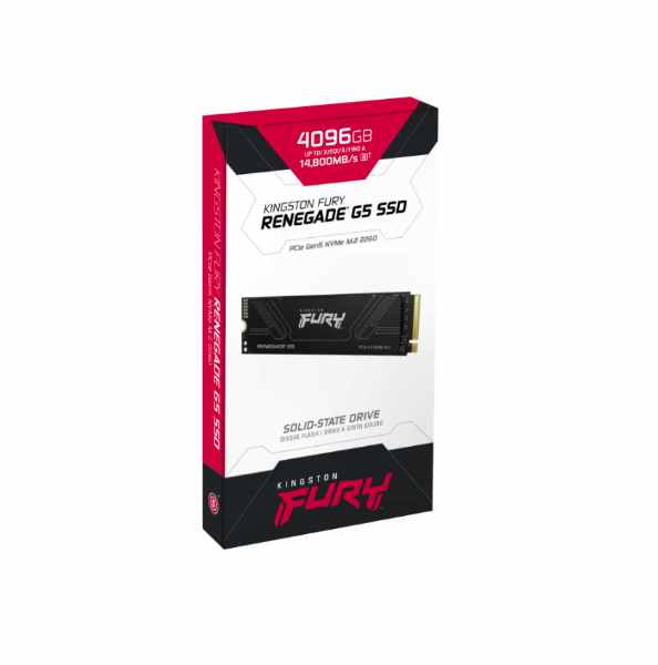 圖片 金士頓 FURY Renegade G5 4TB/讀14800/寫14000/TLC/DRAM快取【五年保】