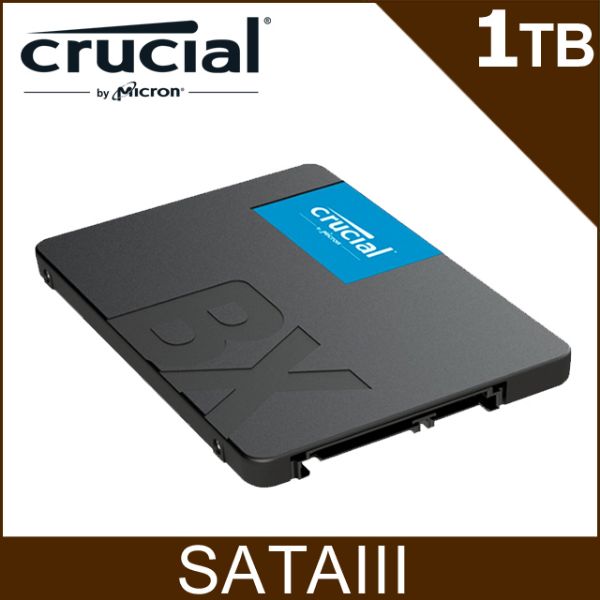 圖片 美光 Micron Crucial BX500 1TB/2.5吋/讀540/寫500/TLC【三年保】
