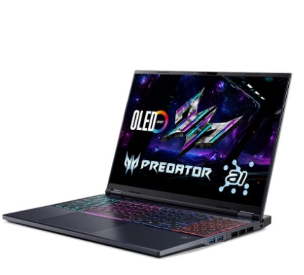 圖片 ACER 宏碁Predator 16吋 AI電競筆電 黑(Ultra7 255HX/16G/512G/GeForce RTX 5060-8G/WIN11/PHN16-73-71BP) 🎈送保護套/滑鼠墊/鍵盤膜🎈
