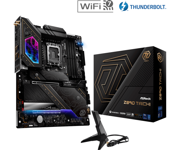 圖片 華擎 Z890 Taichi(ATX/LAN 5Gb+Dragon 2.5Gb+Wi-Fi 7)20+1+2相