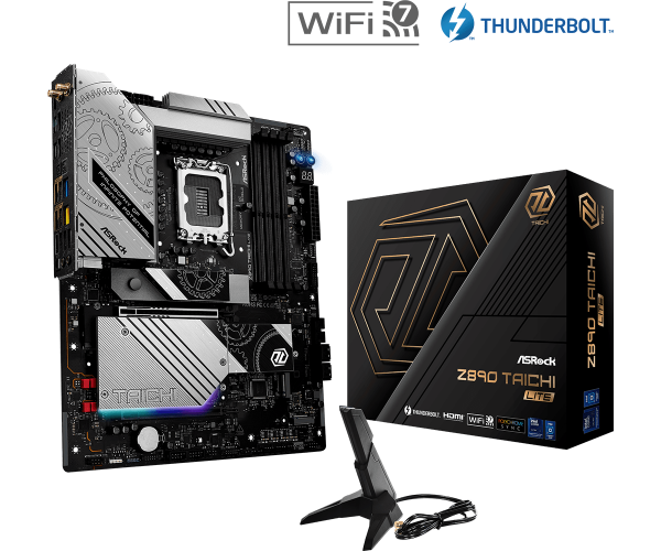 圖片 華擎 Z890 Taichi Lite(ATX/LAN 5Gb+Dragon 2.5Gb+Wi-Fi 7)20+1+2相