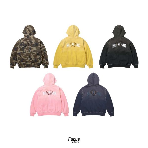 Supreme x True Religion FW25 Week13 Zip Up Hooded Sweatshirt