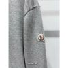 圖片 Moncler 經典 手臂小logo設計 灰色 連帽外套
