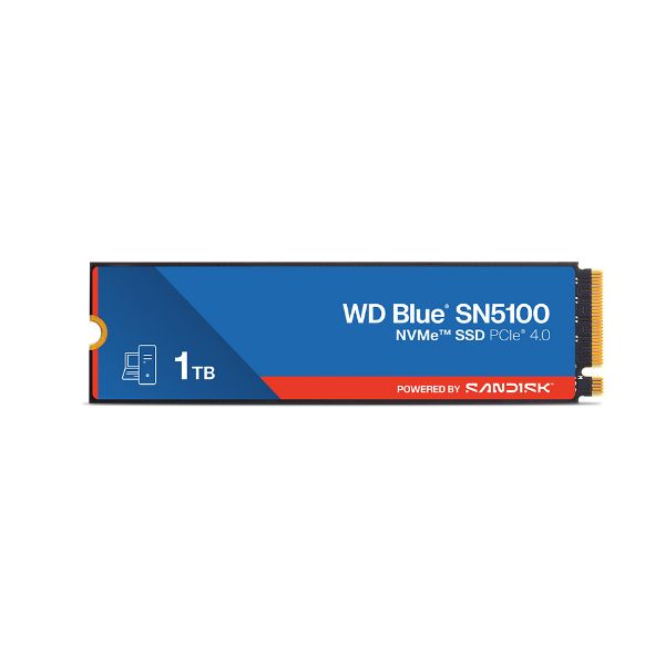 圖片 WD 藍標 SN5100 1TB/Gen4 PCIe 4.0/讀7100/寫6700/QLC【五年保】