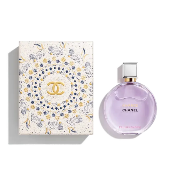 圖片 CHANEL 香奈兒香氛 CHANCE EAU SPLENDIDE EDP 紫色霓幻香水 50ml附吊飾 - 2025聖誕節限量/專櫃禮盒包裝
