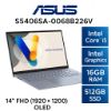圖片 ASUS Vivobook S14 OLED S5406SA-0068B226V 迷霧藍 華碩時尚OLED輕薄高效AI筆電/Ultra 5-226V/16GB LPDDR5X/512GB PCIe/14吋 16:10 FHD+ OLED/W11🎈送保護套/滑鼠墊/鍵盤膜🎈